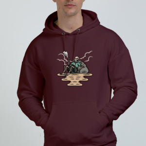 Smoking Oversized Hooded Sweatshirt