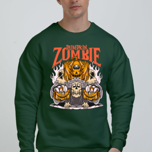 Pumpkin Zombie Oversized Sweatshirt