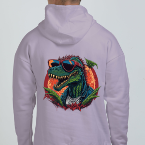 Dinosaur Oversized Hooded Sweatshirt