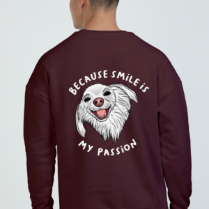 Smile Is My Passion Oversized Sweatshirt